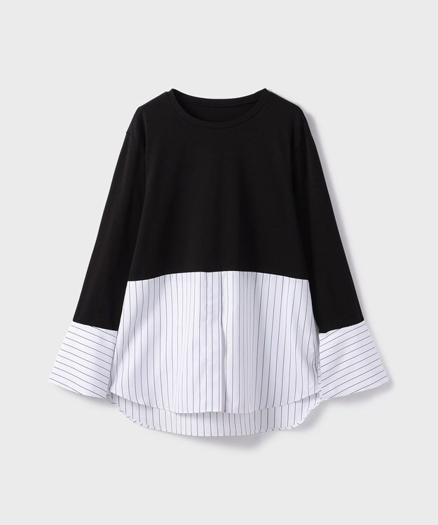 GRACE CONTINENTAL レイヤードカットトップ ブラック