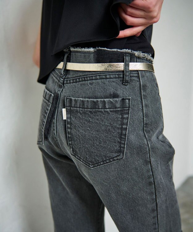 GRACE CONTINENTAL LEFIJE メタリックベルト ゴールド