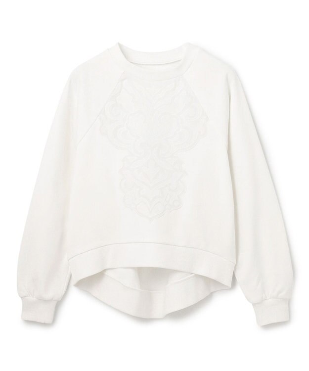 GRACE CONTINENTAL オーナメントカットトップ ホワイト