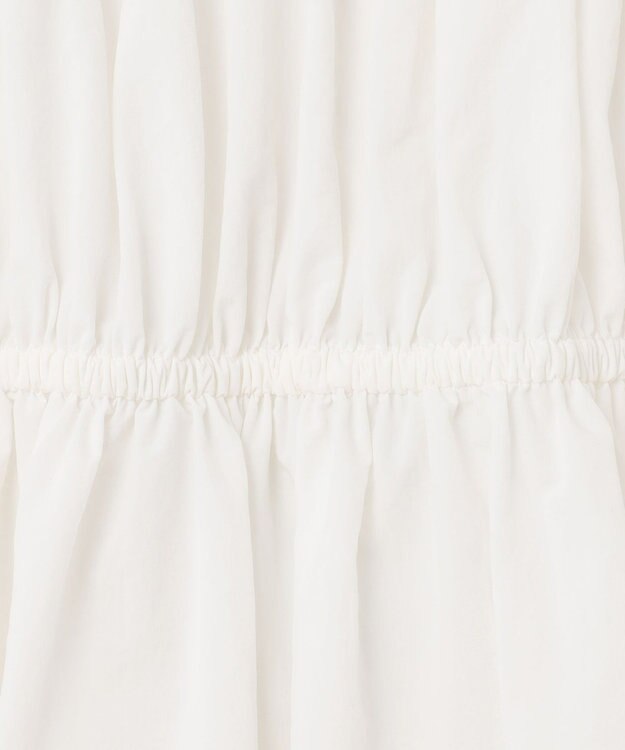 GRACE CONTINENTAL ギャザータフタブルゾン ホワイト