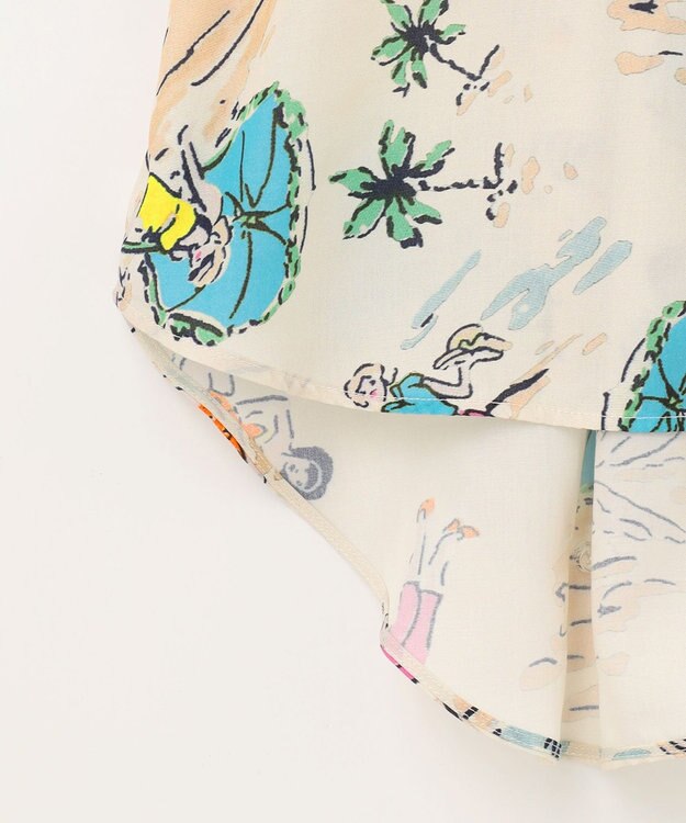 GRACE CONTINENTAL リゾートプリントシャツ キナリ