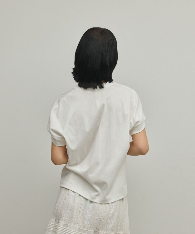 GRACE CONTINENTAL ルーズカットTシャツ ホワイト