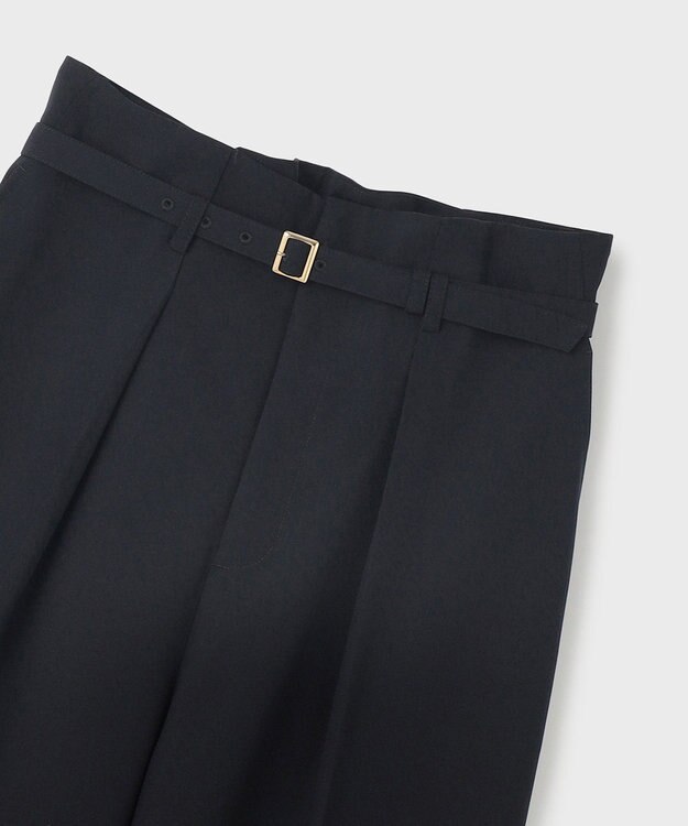 GRACE CONTINENTAL ハイウエストワイドパンツ ネイビー
