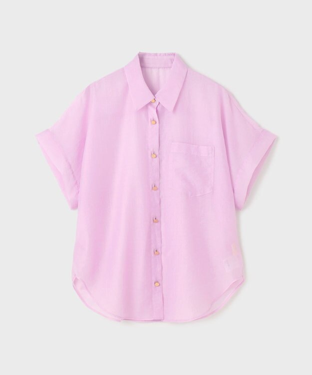 GRACE CONTINENTAL ドルマンシアーシャツ ラベンダー