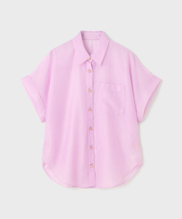 GRACE CONTINENTAL ドルマンシアーシャツ ラベンダー