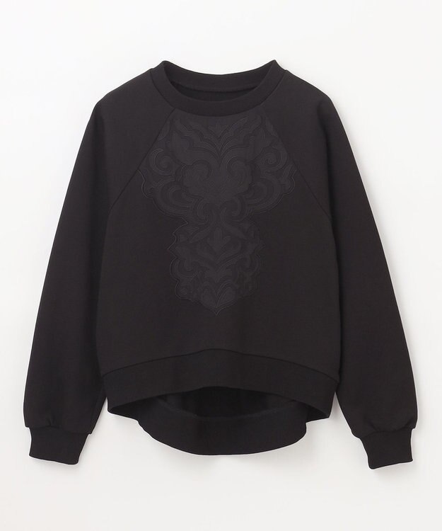 GRACE CONTINENTAL オーナメントカットトップ ブラック