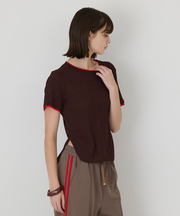 GRACE CONTINENTAL シアーテレコカットトップ ブラウン
