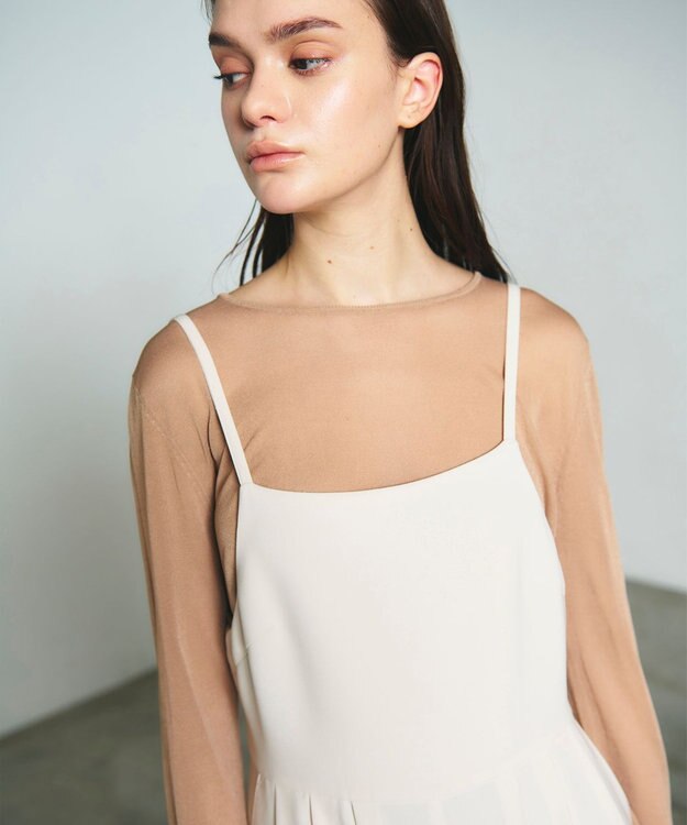 GRACE CONTINENTAL トリアセタックサロペット キナリ