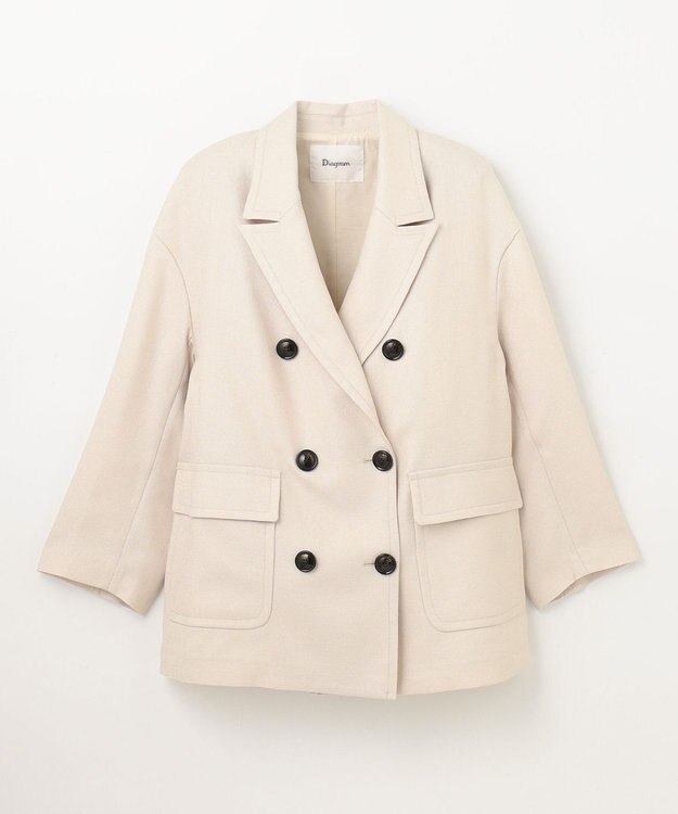 GRACE CONTINENTAL オーバーテーラードジャケット ベージュ