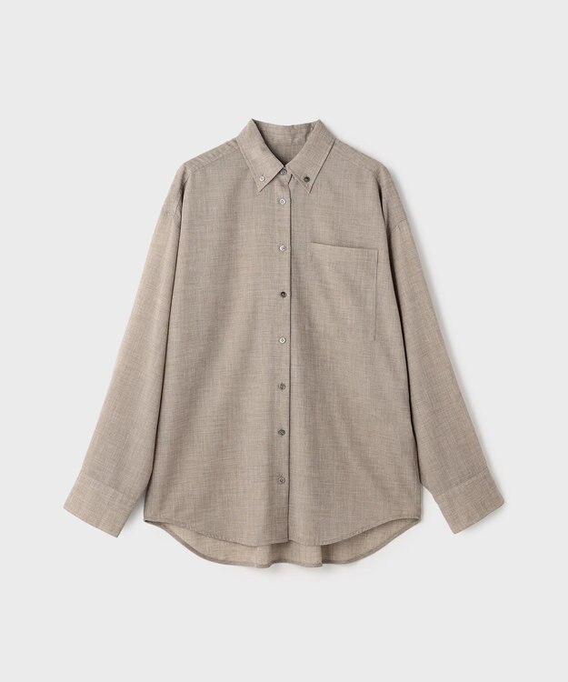GRACE CONTINENTAL ストール付シャツ ベージュ