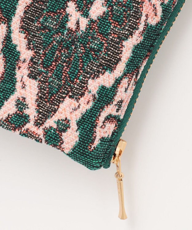 GRACE CONTINENTAL オーナメントジャガードジャケット グリーン