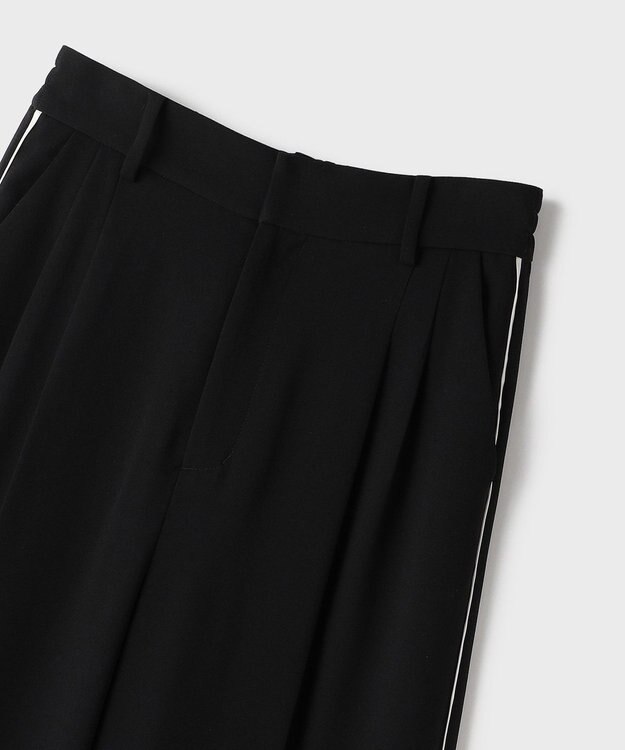 GRACE CONTINENTAL トリアセタックワイドパンツ ブラック