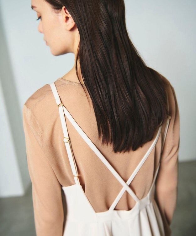 GRACE CONTINENTAL トリアセタックサロペット キナリ