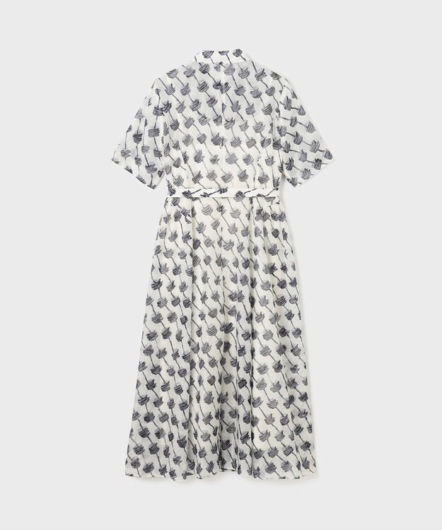 GRACE CONTINENTAL ドローイングプリントワンピース キナリ