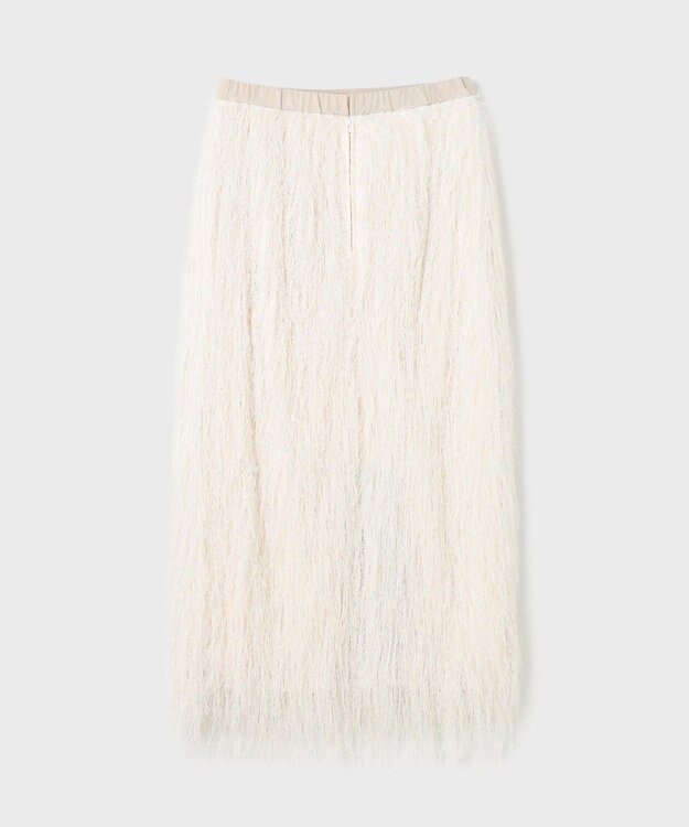 GRACE CONTINENTAL フリンジタイトスカート キナリ