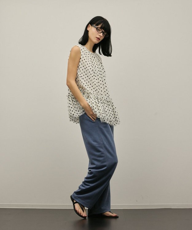 GRACE CONTINENTAL チュールティアードブラウス キナリ