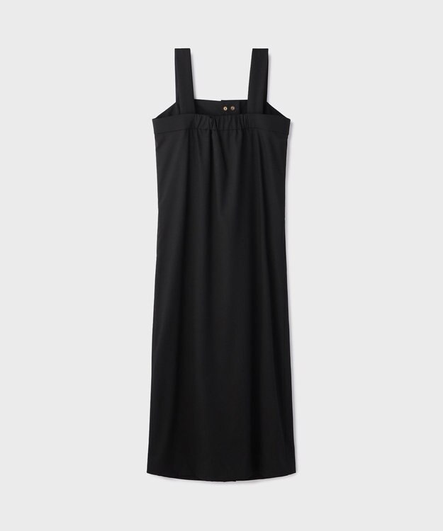 GRACE CONTINENTAL スーツ地ジャンパ－スカート ブラック