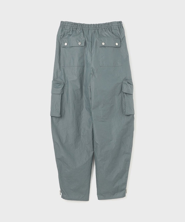 GRACE CONTINENTAL ナイロンジップカーゴパンツ グレー