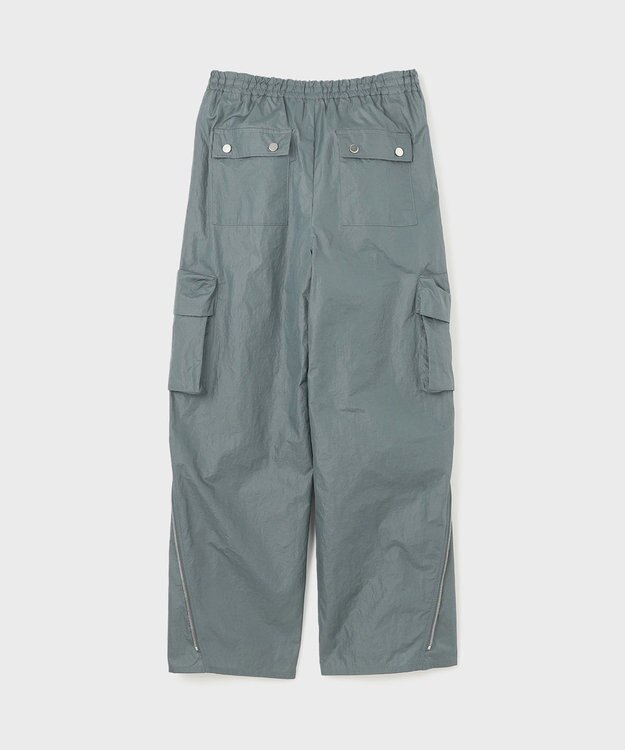 GRACE CONTINENTAL ナイロンジップカーゴパンツ グレー