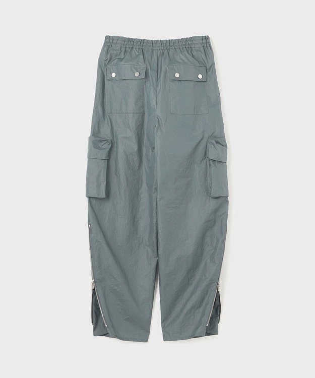 GRACE CONTINENTAL ナイロンジップカーゴパンツ グレー