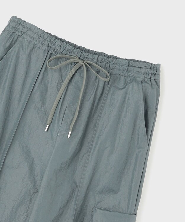 GRACE CONTINENTAL ナイロンジップカーゴパンツ グレー