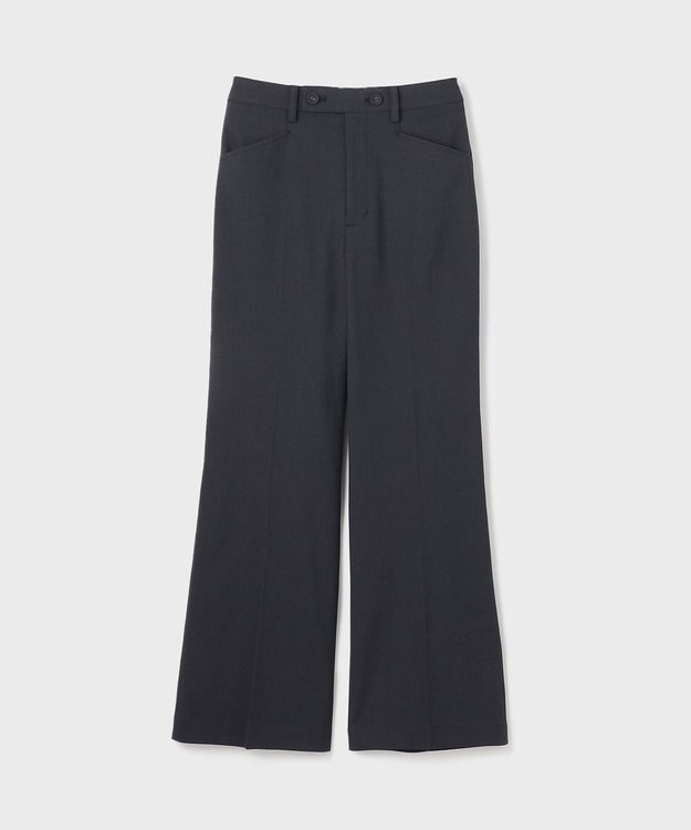 GRACE CONTINENTAL ストレッチフレアパンツ ブラック