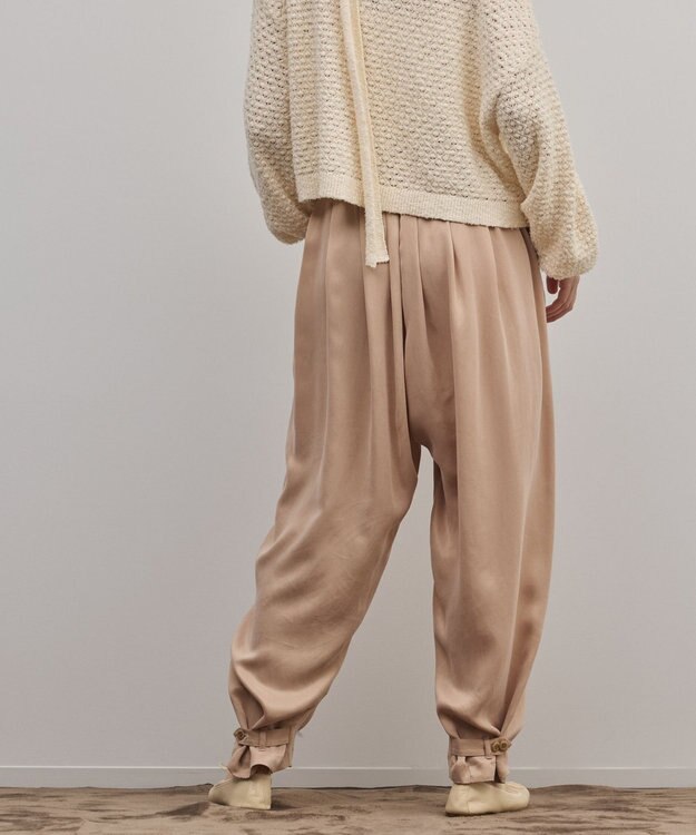 GRACE CONTINENTAL フィブリルバルーンパンツ ベージュ