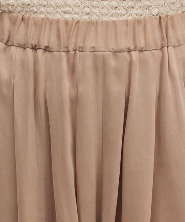 GRACE CONTINENTAL フィブリルバルーンパンツ ベージュ