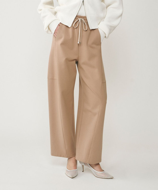 GRACE CONTINENTAL ストレッチポンチパンツ ベージュ