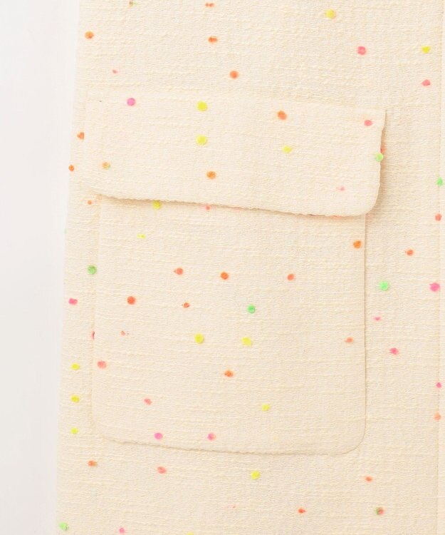 GRACE CONTINENTAL ネオンドットジャガードワンピース キナリ