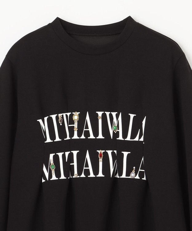 GRACE CONTINENTAL タックカットトップ ブラック