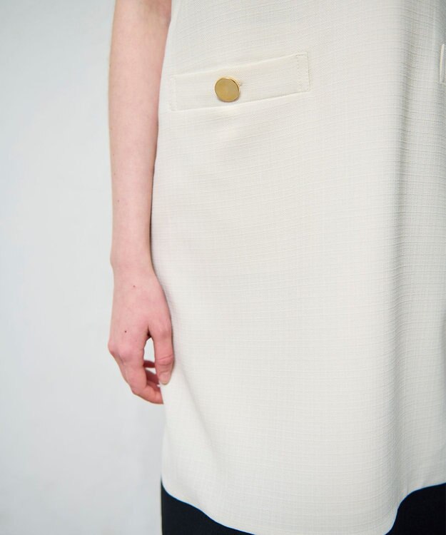 GRACE CONTINENTAL ビジューエンブレムワンピース キナリ