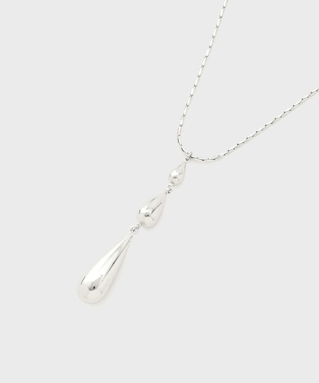 GRACE CONTINENTAL ドロップモチーフネックレス シルバー