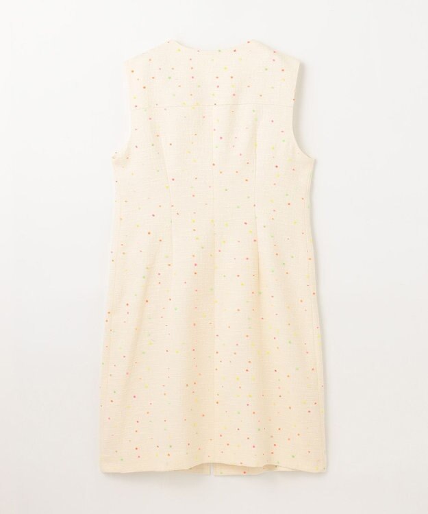 GRACE CONTINENTAL ネオンドットジャガードワンピース キナリ