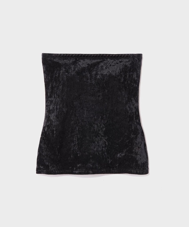 GRACE CONTINENTAL ラインビジューベアトップ ブラック