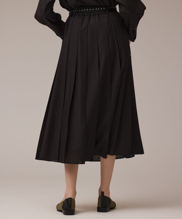 GRACE CONTINENTAL メタルホットフィットスカート ブラック