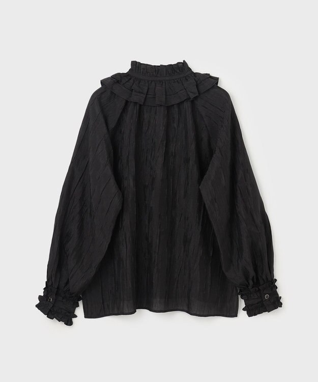 GRACE CONTINENTAL フリルカラーブラウス ブラック