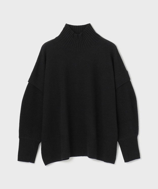 GRACE CONTINENTAL クーマラムニットトップ ブラック