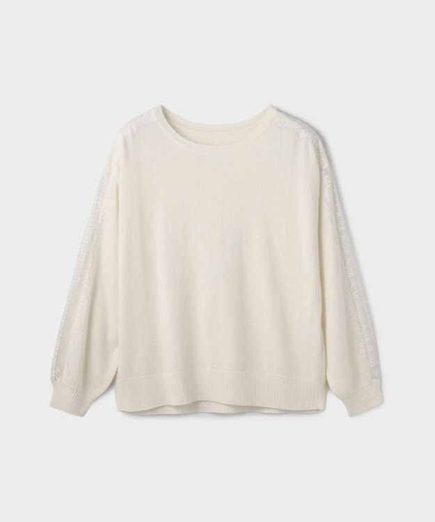 GRACE CONTINENTAL レーススリーブトップ キナリ