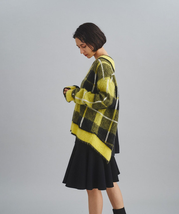 極美品 グレースコンチネンタル シャギー フーデットコート アルパカ シャギーレオパードコート / GRACE CONTINENTAL | GRACE