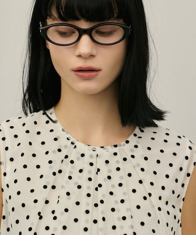 GRACE CONTINENTAL チュールティアードブラウス キナリ