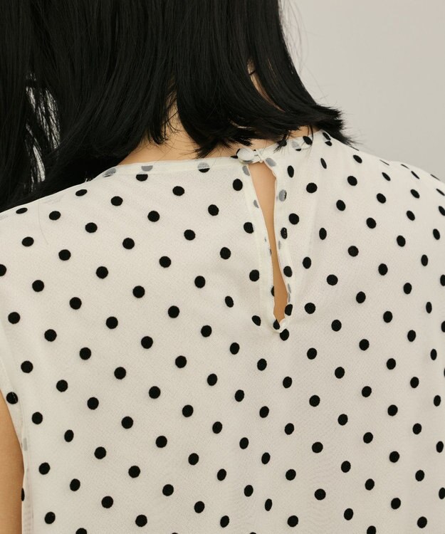 GRACE CONTINENTAL チュールティアードブラウス キナリ