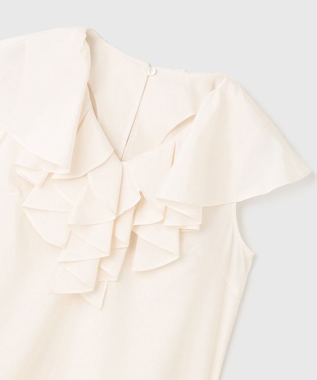 GRACE CONTINENTAL フリルカラートップ キナリ