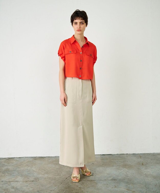 【グレースコンチネンタル】'24SS☆ショートポンチョシャツ ショートポンチョシャツ / GRACE CONTINENTAL | GRACE