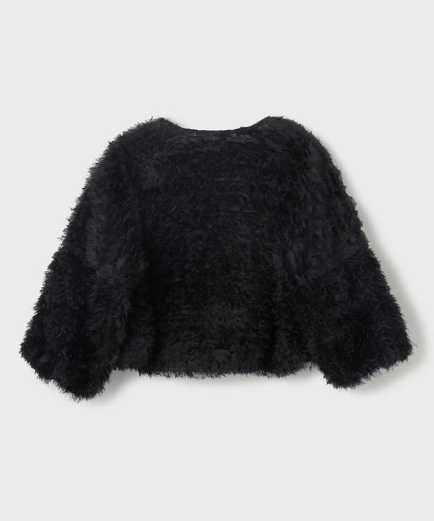 GRACE CONTINENTAL フラワーチュール刺繍ブルゾン ブラック