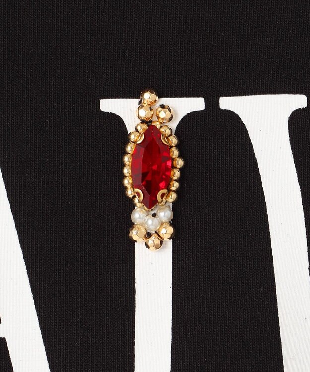 GRACE CONTINENTAL タックカットトップ ブラック