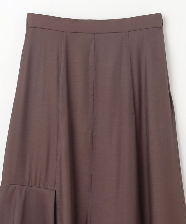 GRACE CONTINENTAL イレギュラーヘムスカート ブラウン