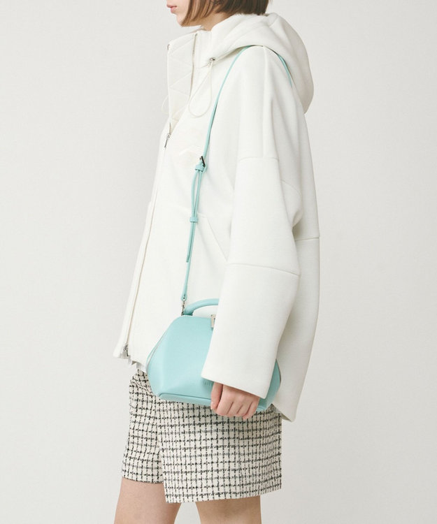 GRACE CONTINENTAL ADD CULUMN BOSTON BAG ブルー