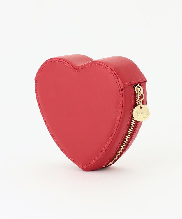 GRACE CONTINENTAL 【Valentine】Heart pouch ピンク