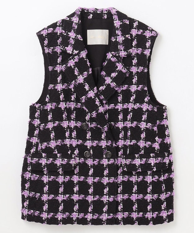 グレースコンチネンタル　フェザーチェックツイードジレ　グレースクラス フェザーチェックツイードジレ / GRACE CONTINENTAL | GRACE